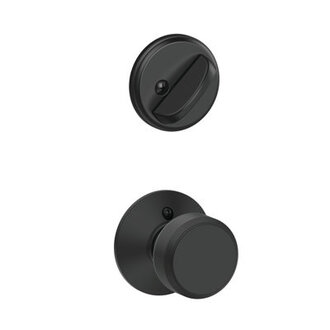 Bowery Interior Handleset and Bowery Knob and Interior Single Cylinder Deadbolt Thumbturn