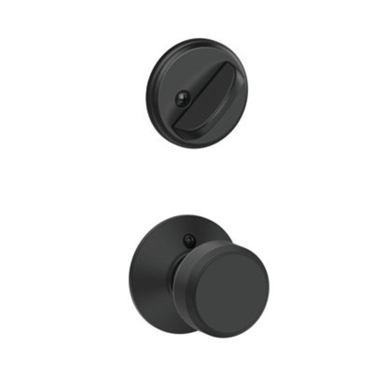 Bowery Interior Handleset and Bowery Knob and Interior Single Cylinder Deadbolt Thumbturn