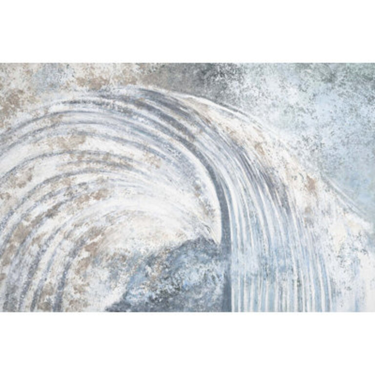 Sea Spray On Canvas by Yaffa G Print