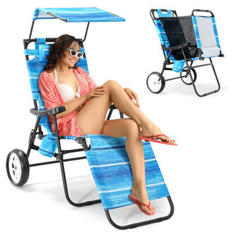 Multifunction Portable Beds Frame with Mattress Portable Lounge Chair Color: Red