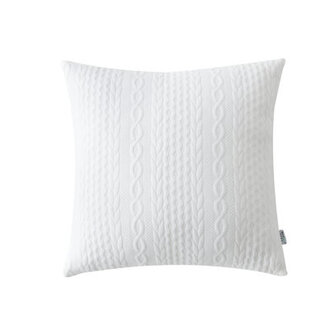 Farmhouse Knitted Modern Embossed Patterned Pillow Cover