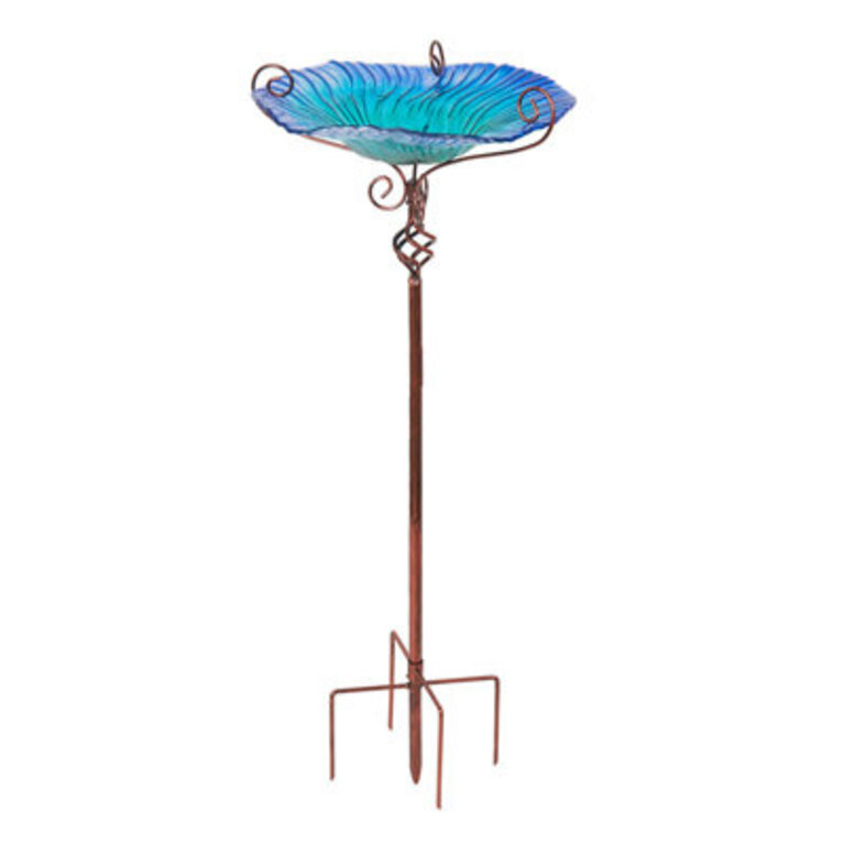 Denka Solar Birdbath
