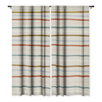 Madeline Kate Martinez Signature Stripe 1pc Blackout Window Curtain Panel