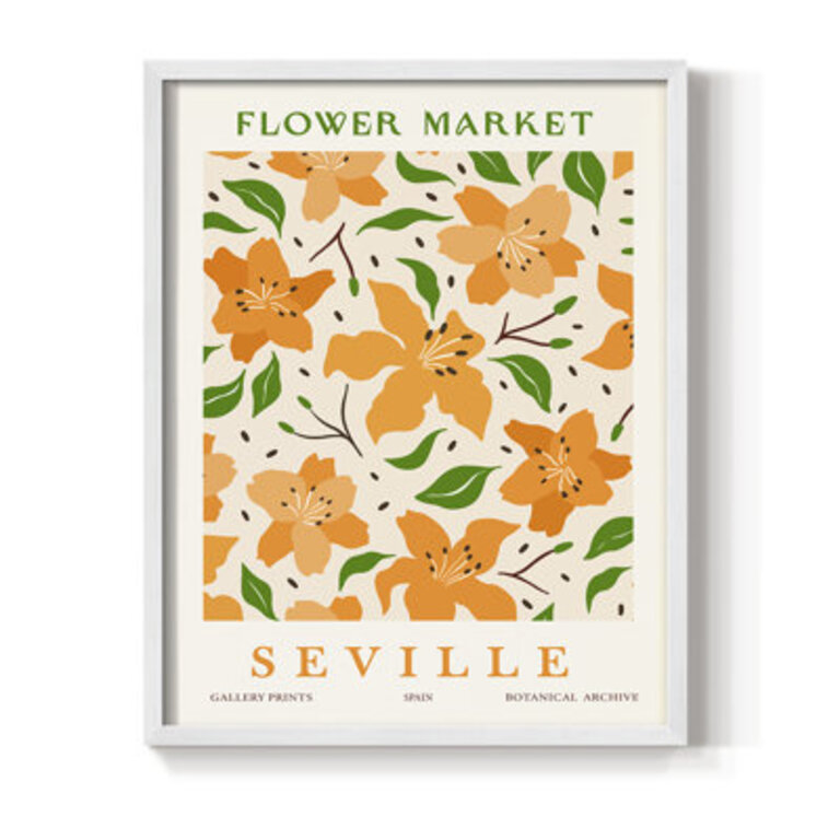 Matisse XXX Framed Print - Solid Wood Format: White, Overall Size: 10" H x 8" W