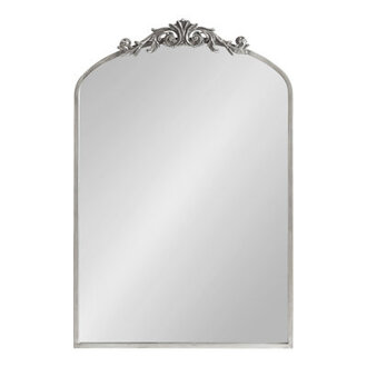 Anglo Arendahl Traditional Accent Mirror Size: 36" x 24", Finish: Silver