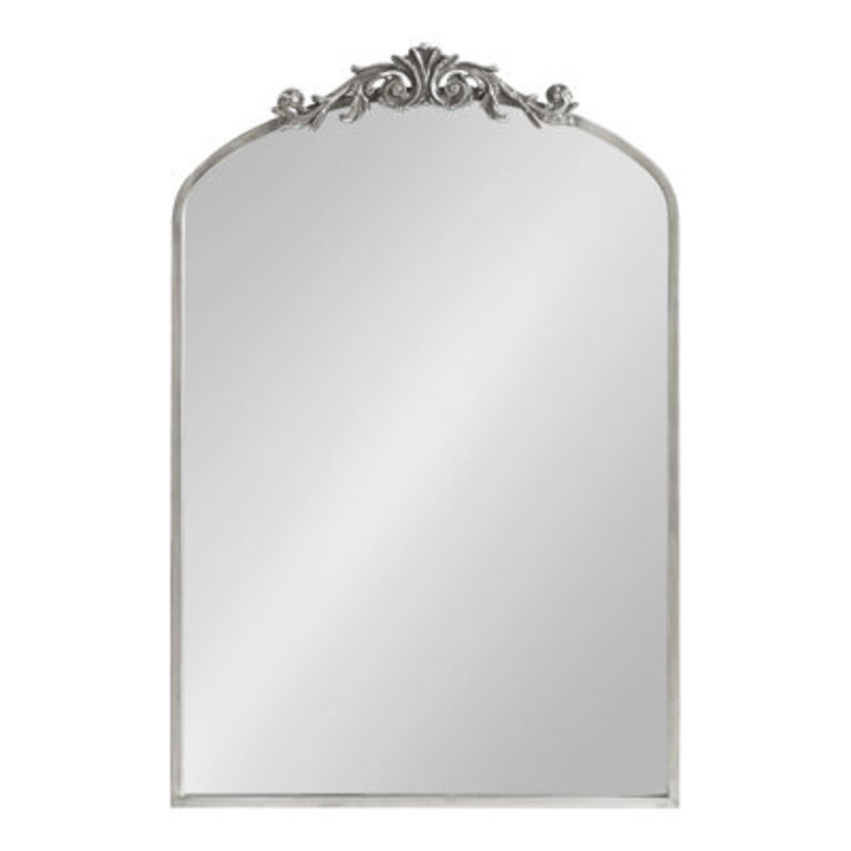 Anglo Arendahl Traditional Accent Mirror Size: 36" x 24", Finish: Silver