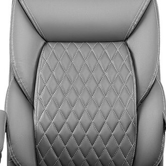 Canobieola Faux Leather Executive Chair Upholstery Color: Gray