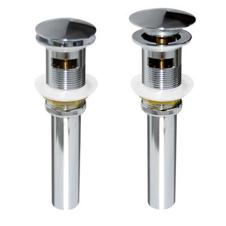 Pop-Up Bathroom Sink Drain With Overflow Overflow: Yes