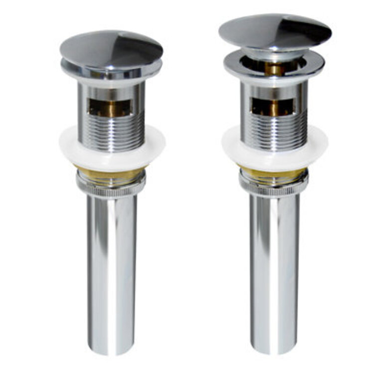 Pop-Up Bathroom Sink Drain With Overflow Overflow: Yes