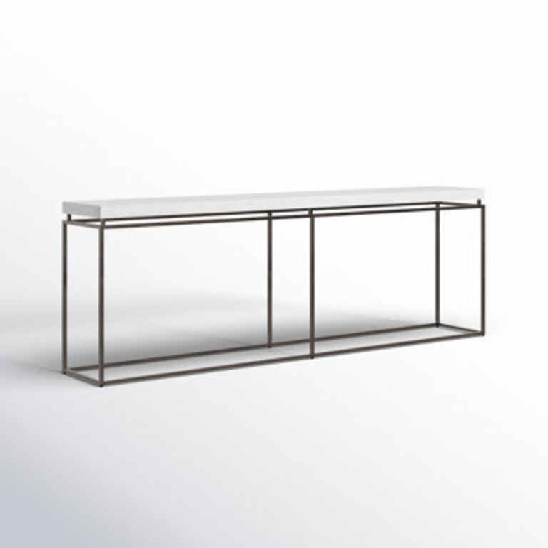 Bilbrook 80'' Console Table Color: White