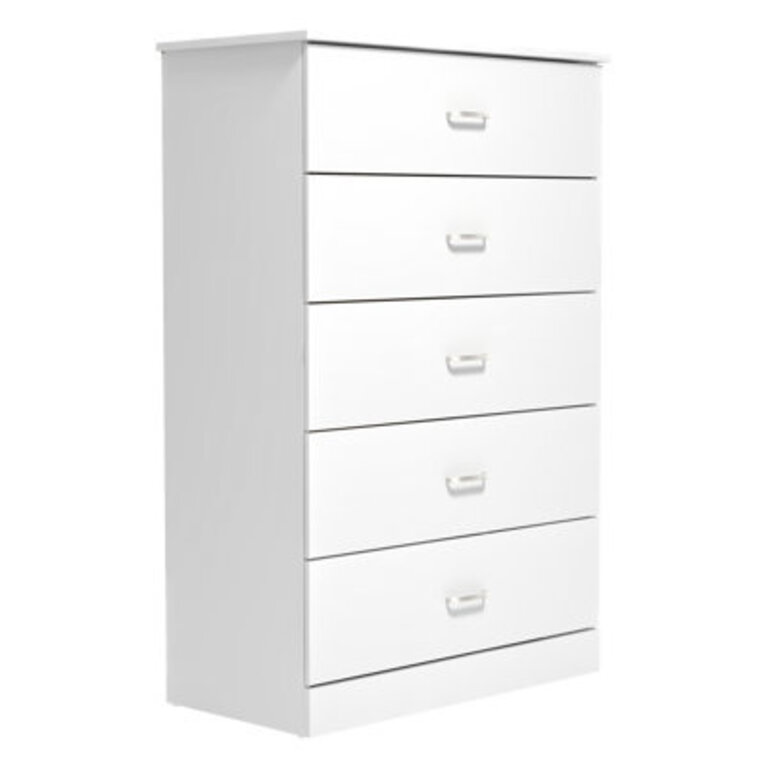 Allyannah 5 Drawer 31.5'' W Dresser Color: Matt White