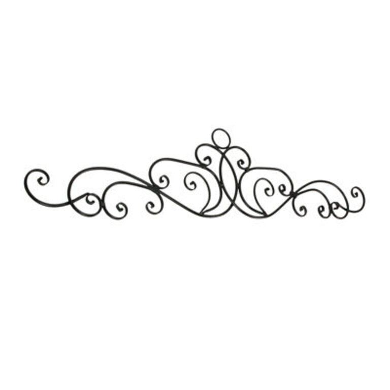 Scroll Hanging Door Window Wall Décor