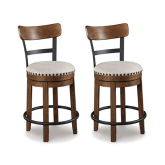 Modern Faux Leather Upholstered Dining Side Chair With Gold Accents