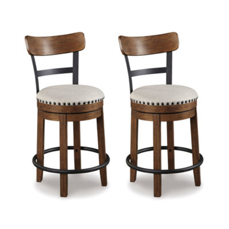 Modern Faux Leather Upholstered Dining Side Chair With Gold Accents