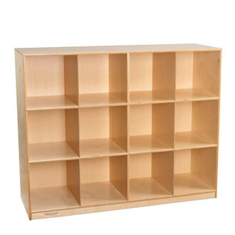 12 Compartment Birch Plywood Cubby
