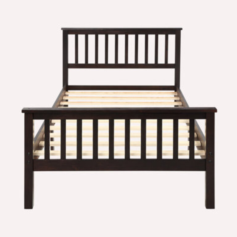 Solid Wood Slat Bed