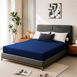 Water Resistance Nylon Vinyl Dual Sided Medium Firm Mattress Noiseless Soft Cloud Feeling