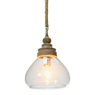Bellantoni Distressed Mango Wood Ceiling Light