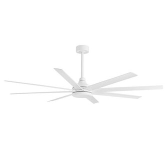 Ilette 657284-inch 8- Blade DC Motor Windmill No Lights Ceiling Fan with Remote Control