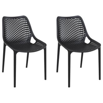 Set of 2 Farrah Stacking Patio Dining Chairs