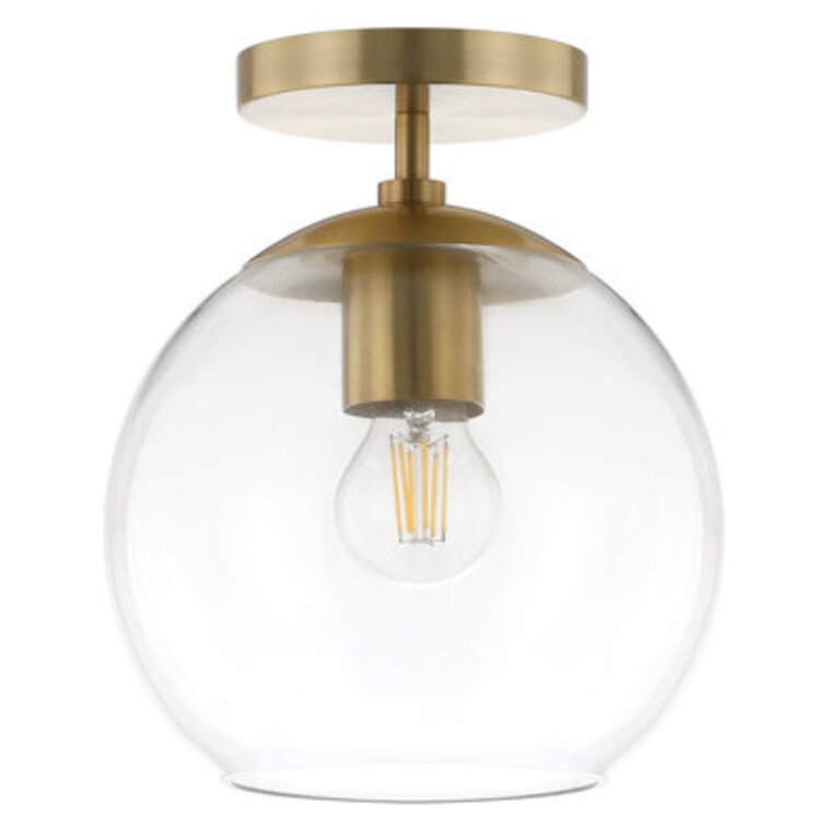 Bartlett Glass Semi Flush Mount