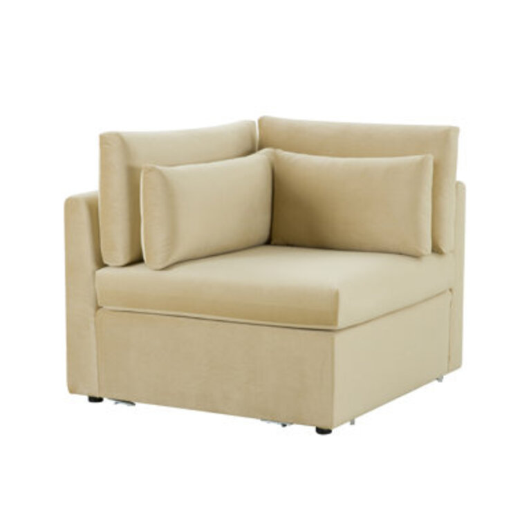 Velvet  Corner Chair