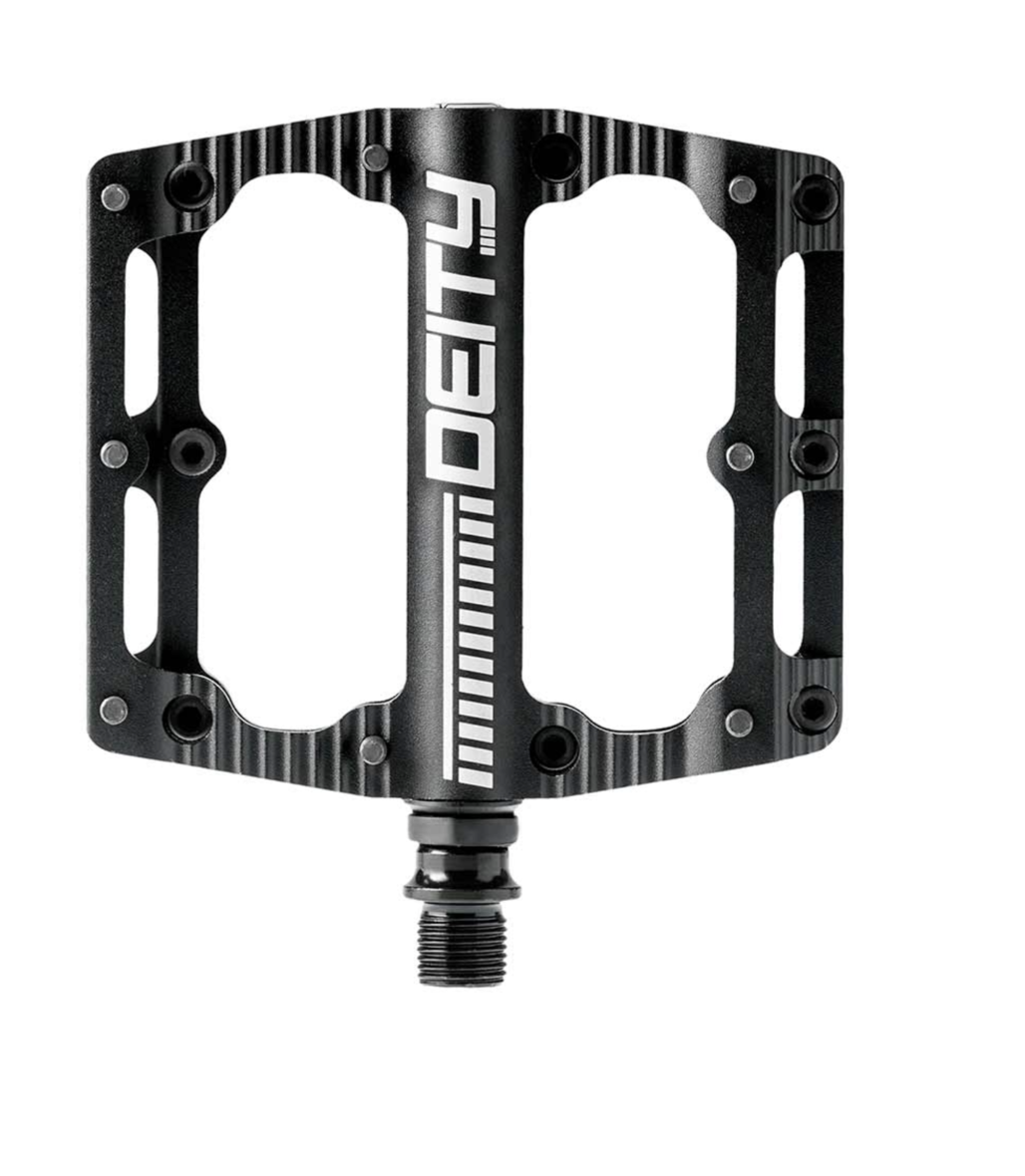 Deity Black Kat, Platform Pedals, Body: Aluminum, Spindle: Cr-Mo, 9/16''