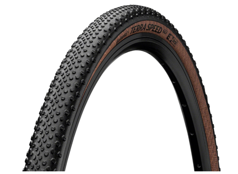 Continental Terra Speed Tire - 700 x 45, Tubeless, Folding, Black/Transparent