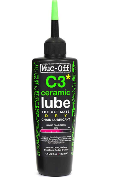 Muc-Off Ceramic Dry Lubricant, 120ml with UV Torch