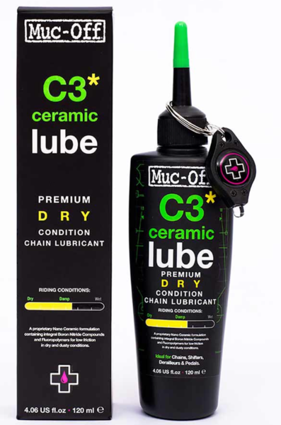 Muc-Off Ceramic Dry Lubricant, 120ml with UV Torch