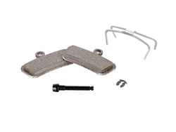 Sram Guide/Trail, Disc Brake Pads, Shape: SRAM Guide/G2, Organic Powerful, Steel, Medium, Pair