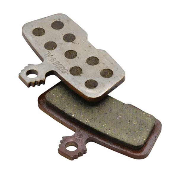 Sram Disc Brake Pads, Shape: SRAM Code 2011+, Organic Quiet, Aluminum, Large, Pair