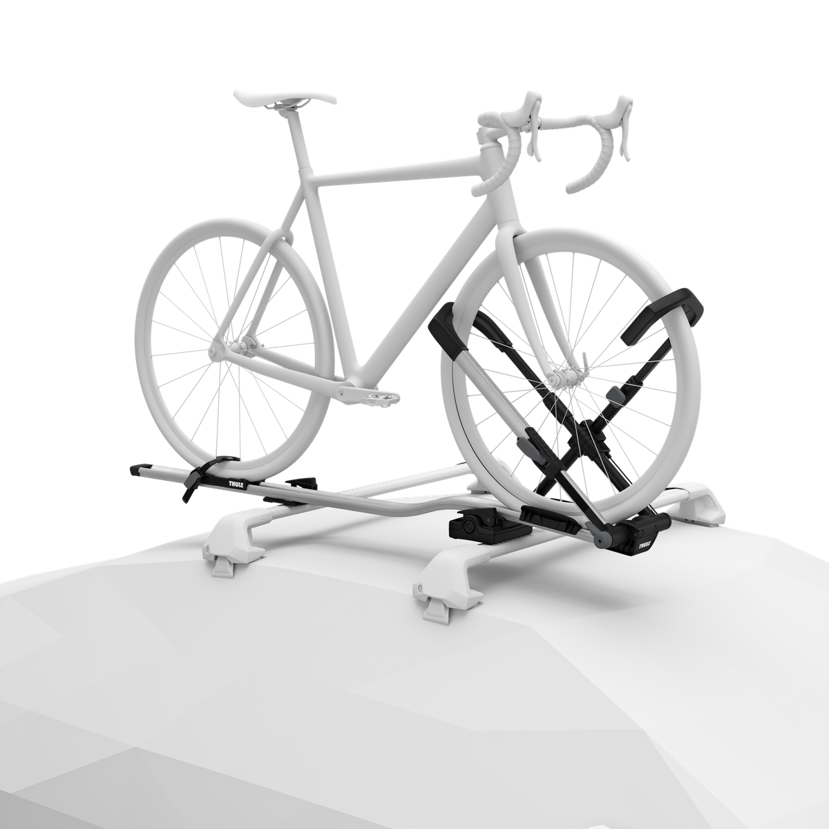 Thule Thule UpRide roof bike rack wheel mount black/aluminium