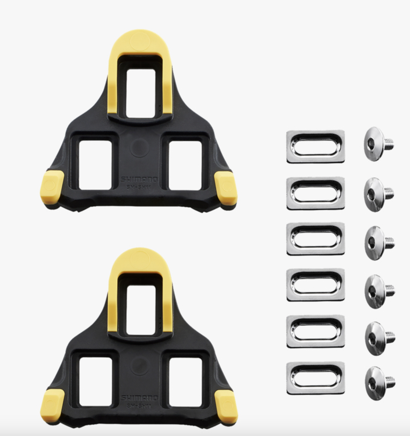 Shimano SM-SH11 SPD-SL CLEAT SET, 6 DEGREE FLOAT Yellow