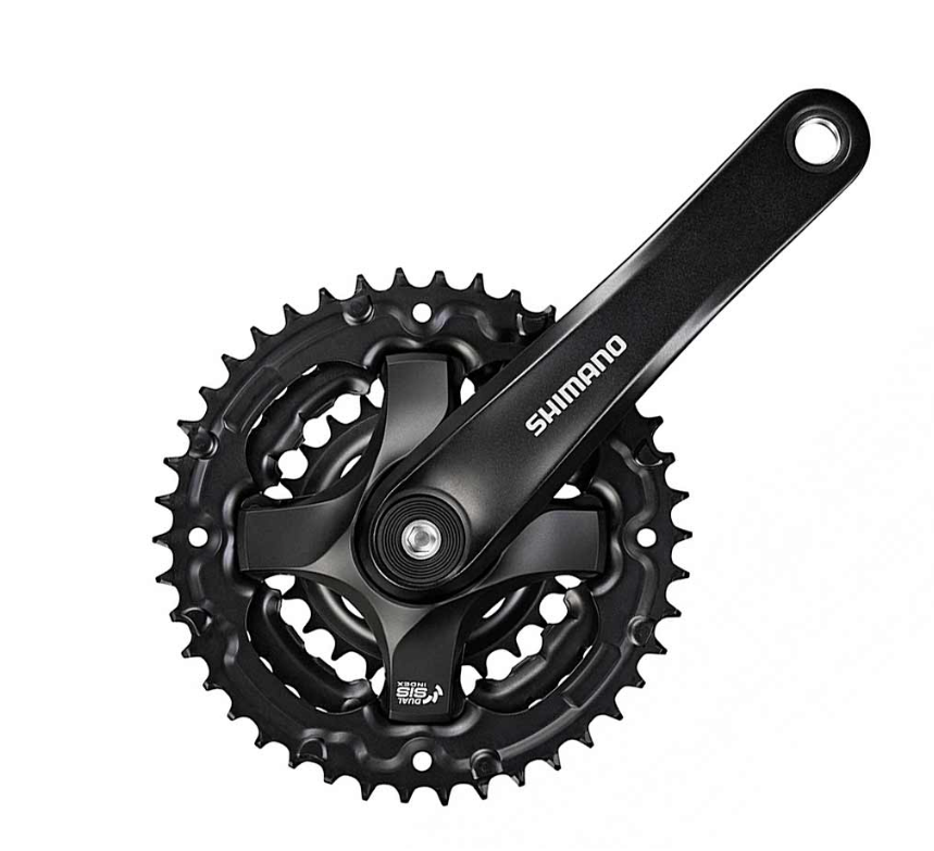 Shimano FC-TY501, Crankset, 6/7/8 sp