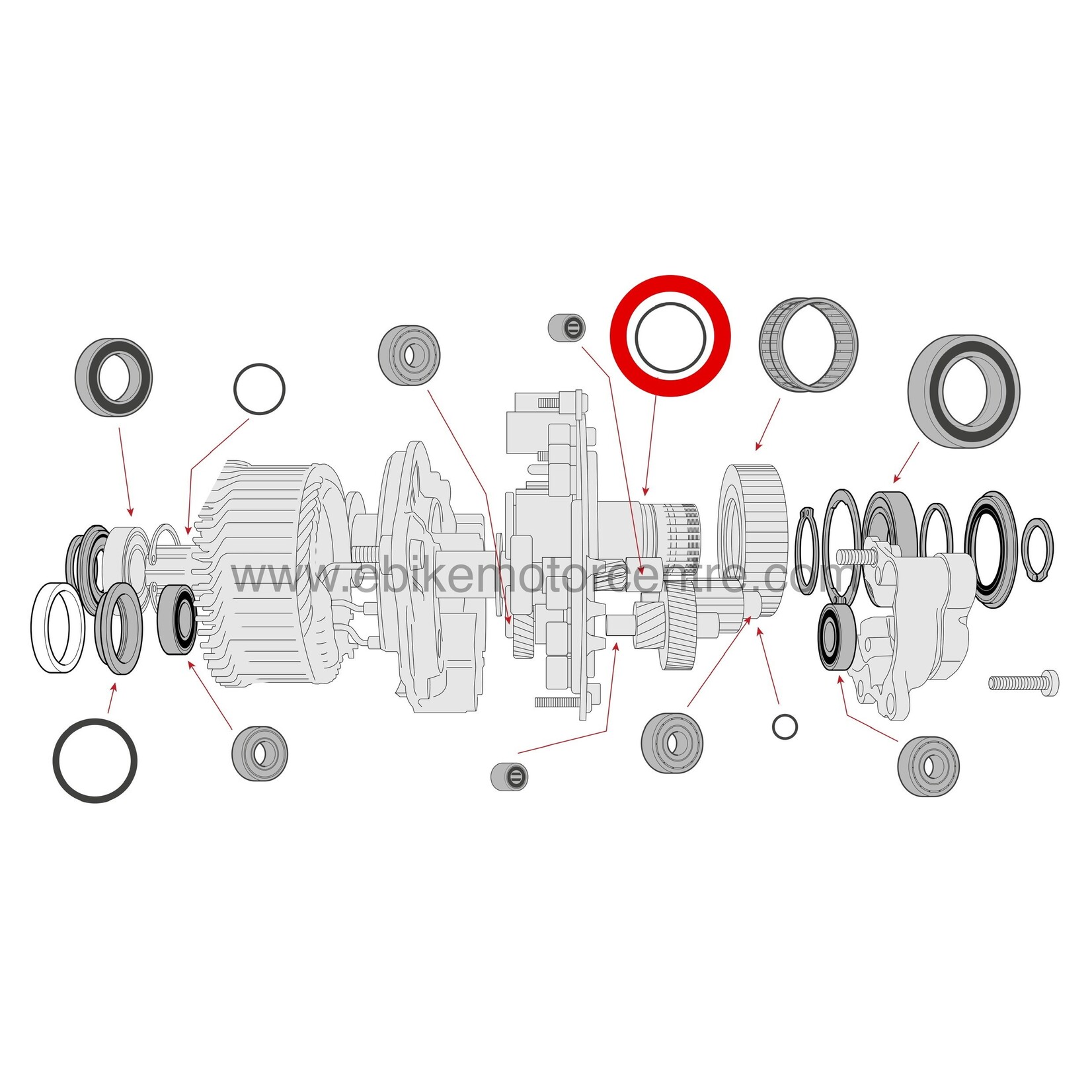 Bosch Bosch Gen 4 - Joint torique, support de pignon
