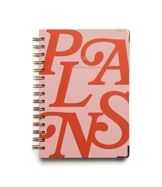 Undated 13 Month Planner