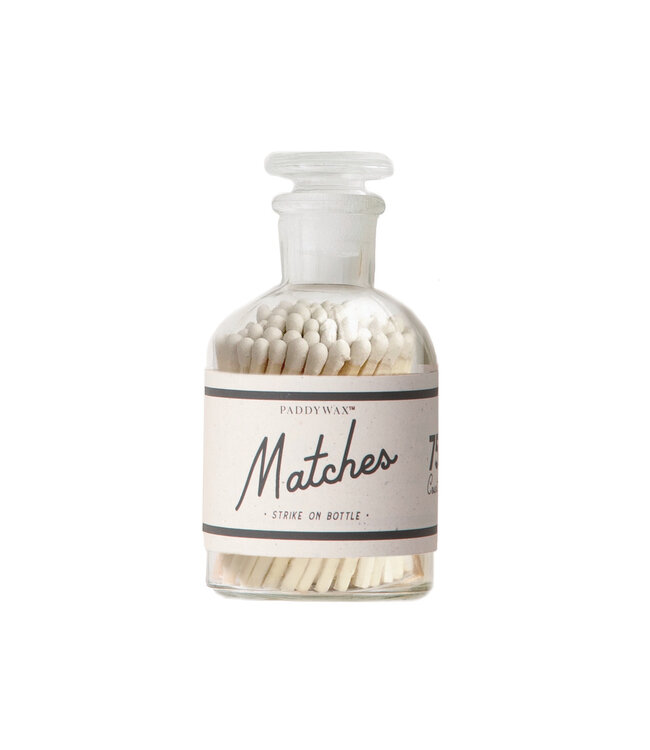 Safety Matches in Glass Container