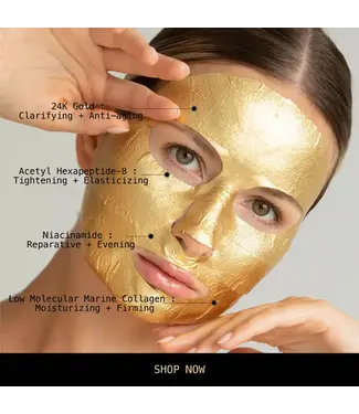 24K Foil Face Mask