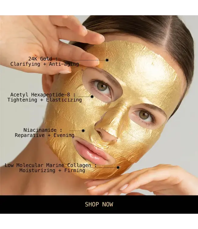 24K Foil Face Mask