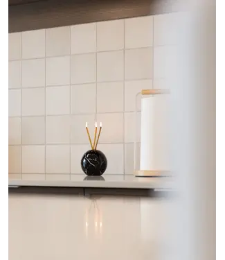 Everlasting Candle Co. Neva Black Marble Vase