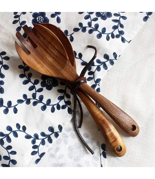 Wooden Salad Spoon and Fork Set