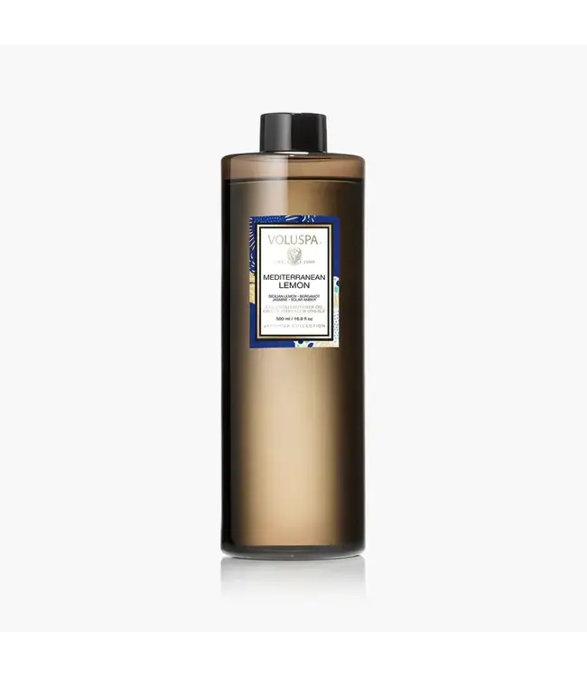 Voluspa Mediterranean Lemon 500ml Reed Diffuser Refill