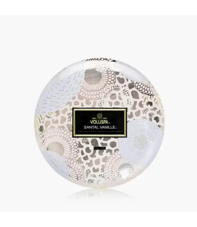 Voluspa Santal Vanille 3W Tin