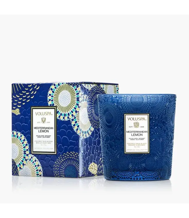 Voluspa Mediterranean Lemon 9oz Classic Candle