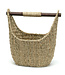 Lg Seagrass Gondola Basket