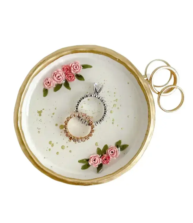 Floral Ring Dish