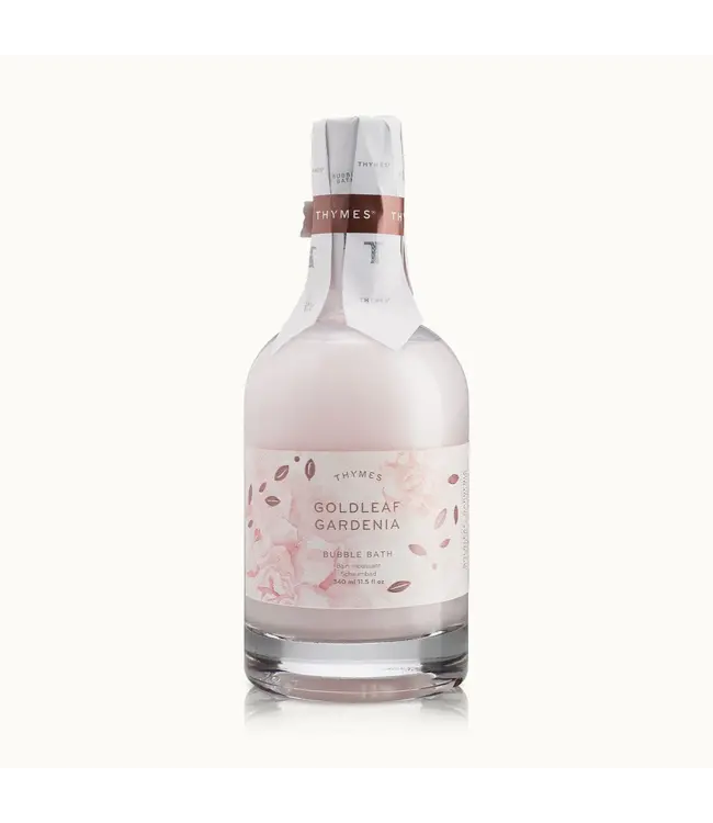 Thymes Goldleaf Gardenia Limited Edition Bubble Bath