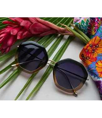 Peepers Solana Polarized Sun- Black/Tan +0.00