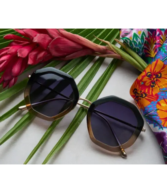 Peepers Solana Polarized Sun- Black/Tan +0.00